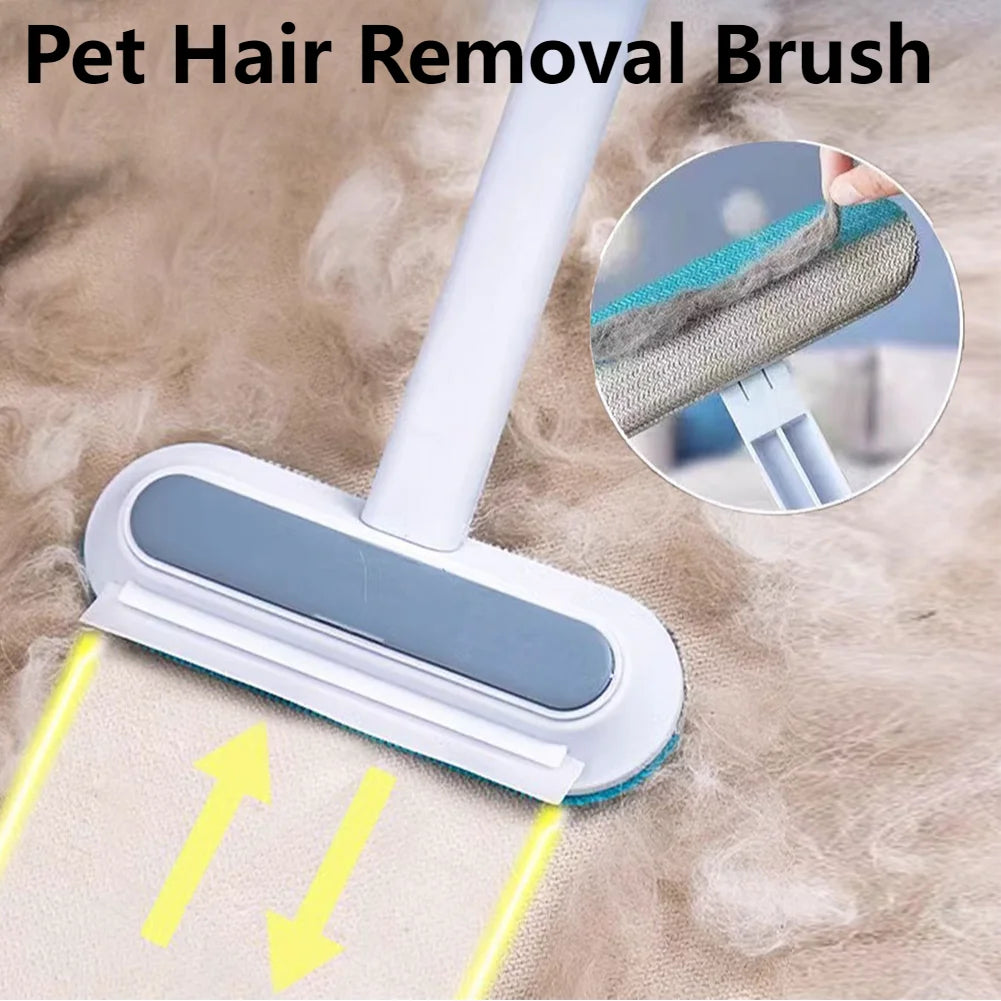 3 in 1 Pet Hair Remover Brush Long Handle Window Cleaning Brush P