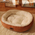 Load image into Gallery viewer, Cozy Oval Snuggle Pet Bed, Plush & Thickened Cat Bed Warm and Secure Bed for Cats and Small Medium Dogs, All Seasons
