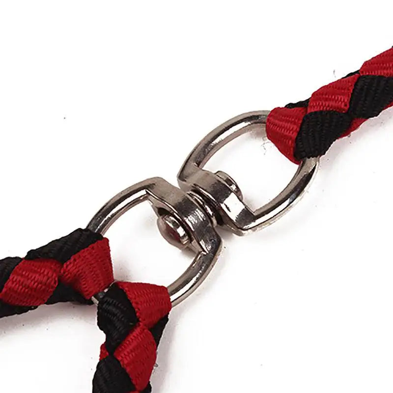 Pet Double Leash 2 Way Couplers Dog Leash Rope Elastic Extended Pet Leash
