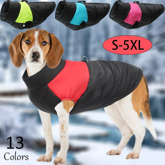 Winter Warm Pet Coats Waterproof Dog Down Jacket  for Small Medium and Large Dogs