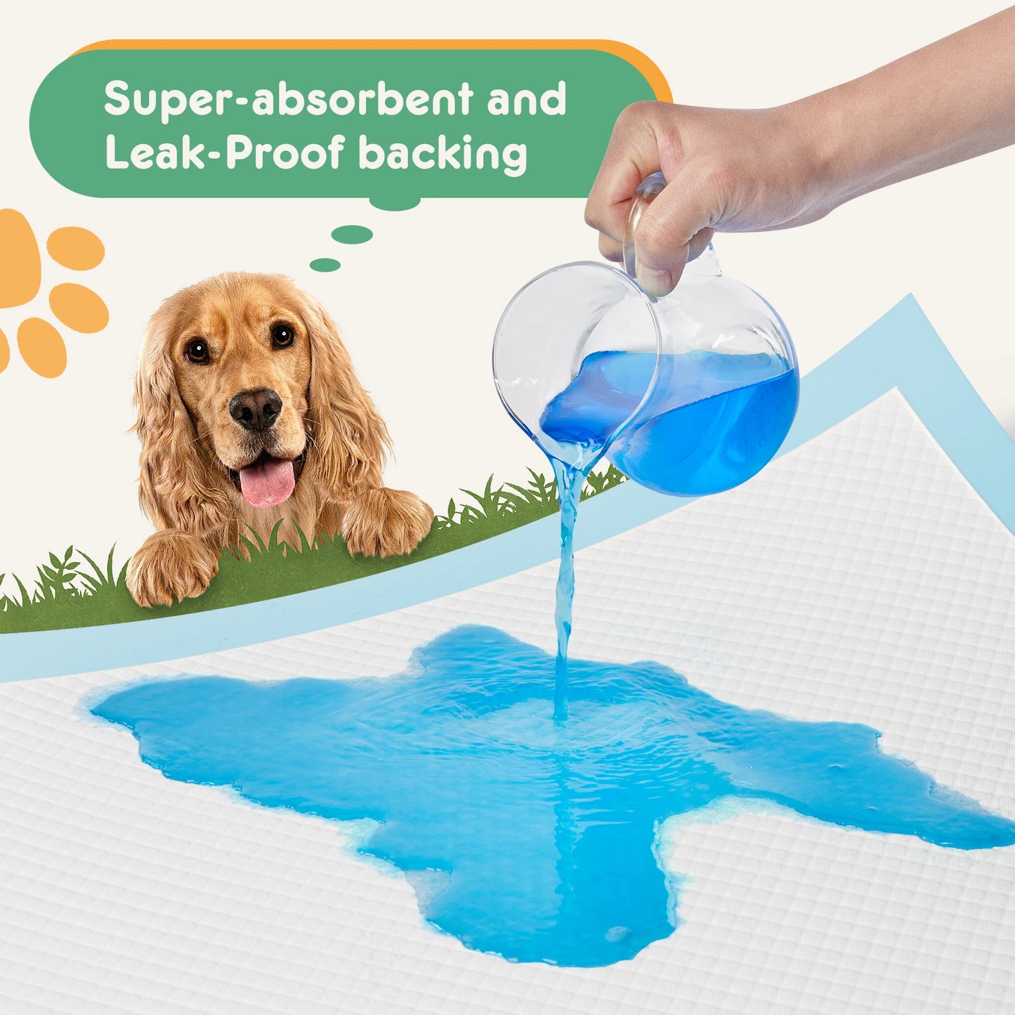 150 Count 22" x 22" Super Absorbency Disposable Pet Underpads Leakproof