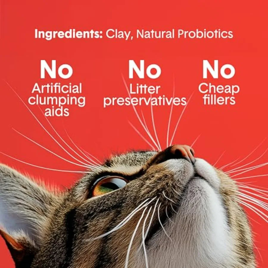 Boxie® 35 Day Odor Control Clumping Clay Cat and Kitty Litter, 99.9% Dust-Free,