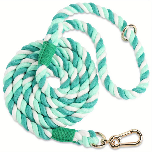 Colored Dog Leash Strong & Stylish Braided Rope Dog Leash - Perfect for Small, Medium & Large Dogs! Christmas Gift Pet Leashes