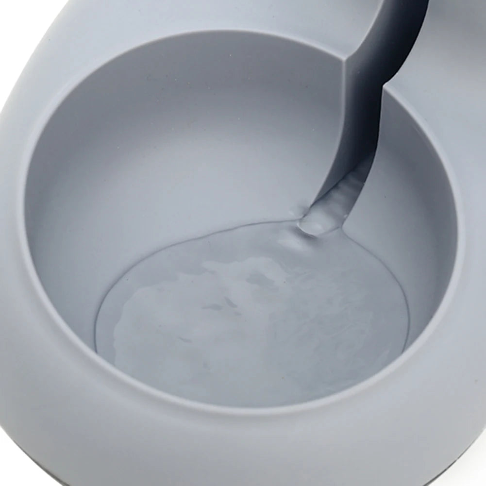 2 In 1 Automatic Cat Water Dispenser Anti Slip Drinking Stand 1.4L Water Tank Auto Water Drinker Feeder Bowl Pet Supplies