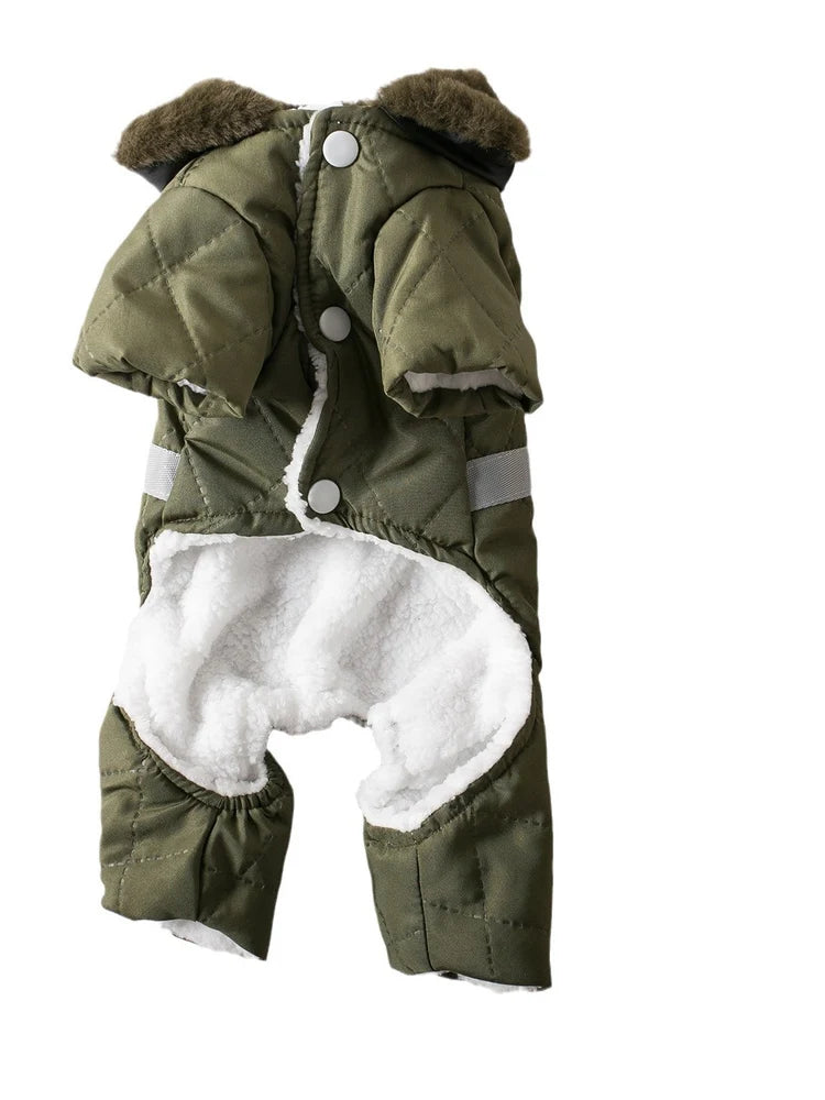 Double Layered Pull-Over Dog Clothes Teddy Style Pet Outfits for Small Dogs Autumn Winter Dog Sweaters Casual Four-Legged Pet...