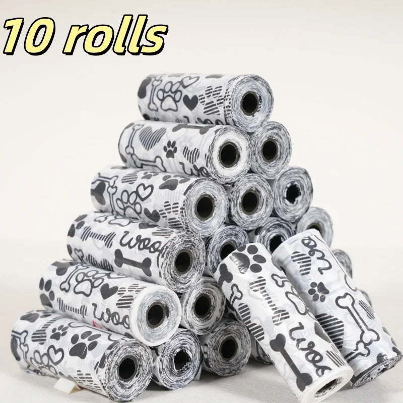 3/6/10/12 Rolls 180 Count Super Thick Dog Poop Bags,Leak-Proof Polyethylene Suitable For Cats & Dogs, Pet Cleaning Supplies