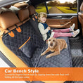 Load image into Gallery viewer, Dog Car Seat Cover Waterproof Pet Dog Carriers Travel Mat Hammock For Small Medium Large Dogs Car Rear Back Seat Safety Pad
