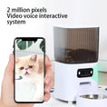 Load image into Gallery viewer, 5L Double Bowls Smart Automatic Cat Feeder With Camera Cat Dry Food Video Dispenser Pet Smart Voice Recorder Auto Feeder For Dog
