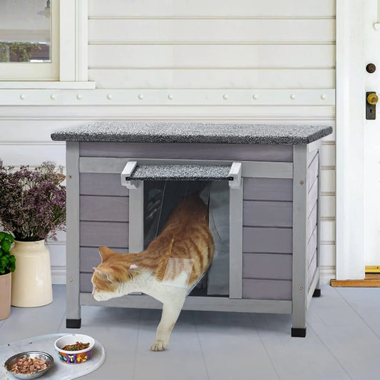 Outdoor Cat House Weatherproof