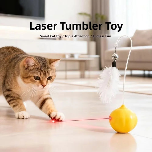 Interactive Cat Toy Pet Enrichment Teaser Wand Automatic Teasing Cat Toy Electric Cat Teaser Wand For Indoor Cats