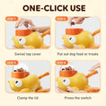 Load image into Gallery viewer, 2-In-1 Dog Interactive Slow Feeder Bowls & Food Puzzle Toy, Duck-Shaped Dog TreatDispenser Anti-Gulping Bowl For Healthy Eating & LQ Training (Yellow)
