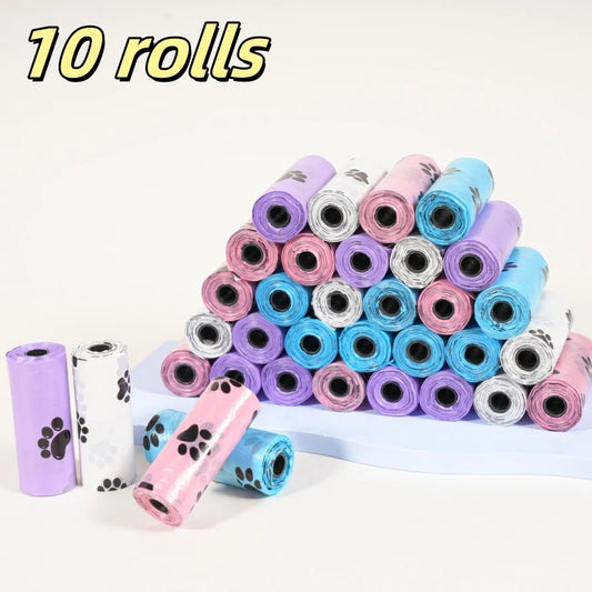 3/6/10/12 Rolls 180 Count Super Thick Dog Poop Bags,Leak-Proof Polyethylene Suitable For Cats & Dogs, Pet Cleaning Supplies