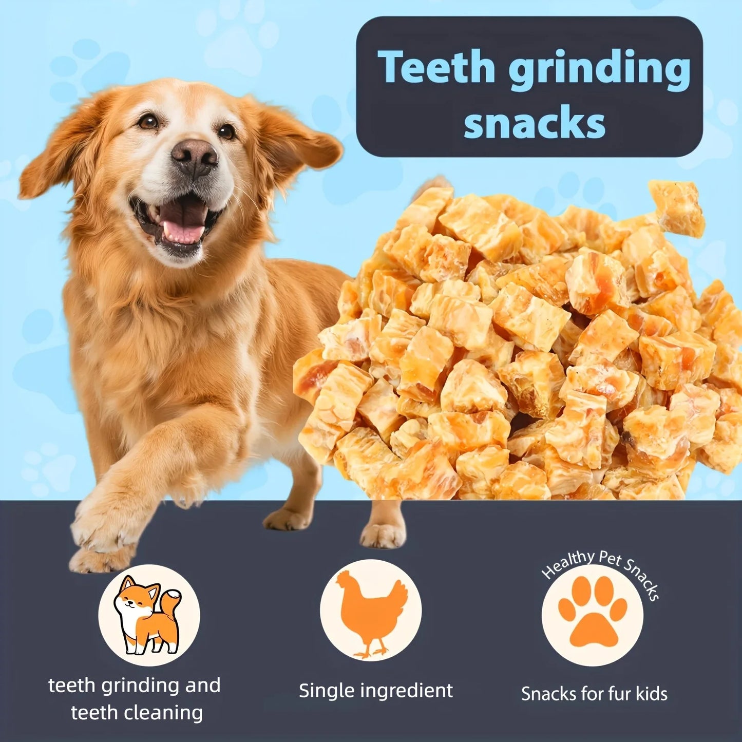 Mixed Flavors Chicken Jerky Duck Jerky Easy to Digest Long-Lasting Dog Chews