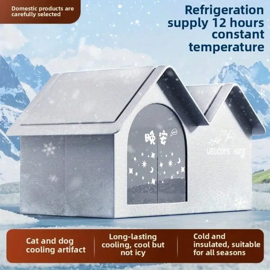 Summer Dog Ice House Air Conditioning BED Summer Cooling Tool Nest Dog Dog Four Seasons Pet Ice House