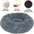Load image into Gallery viewer, Round Dog Bed Winter Warm Cat Bed Plush Basket for Dog Washable Pet Bed for Small Medium Large Dog Sofa Cat
