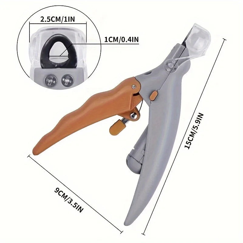 Pet Nail Clipper, Nail Trimmer for Dogs and Cats, Built-in LED Light