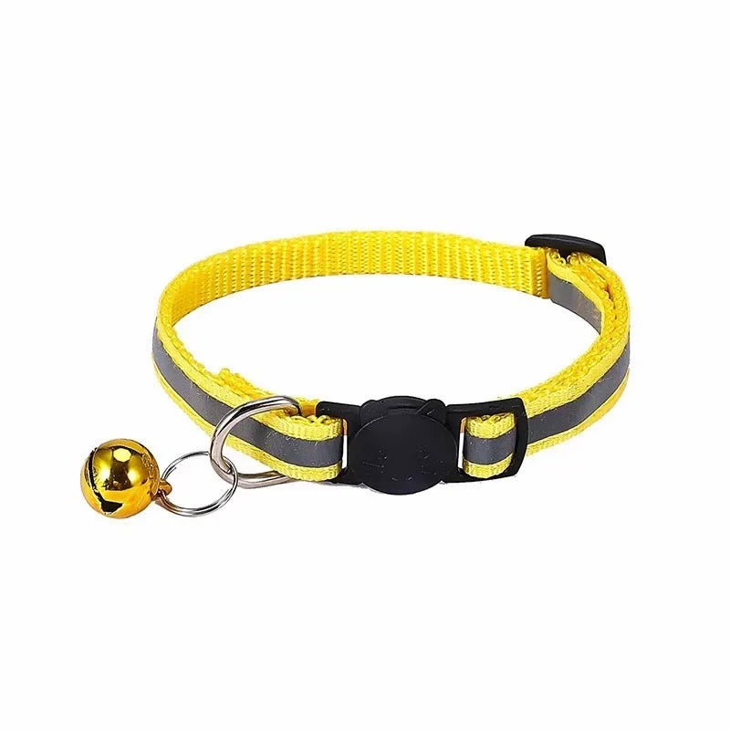 Reflective Cats Bells Collars Adjustable Dog Leash Pet Collar for Cats and Small Dogs Pet Supplies