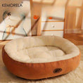 Load image into Gallery viewer, Cozy Oval Snuggle Pet Bed, Plush & Thickened Cat Bed Warm and Secure Bed for Cats and Small Medium Dogs, All Seasons
