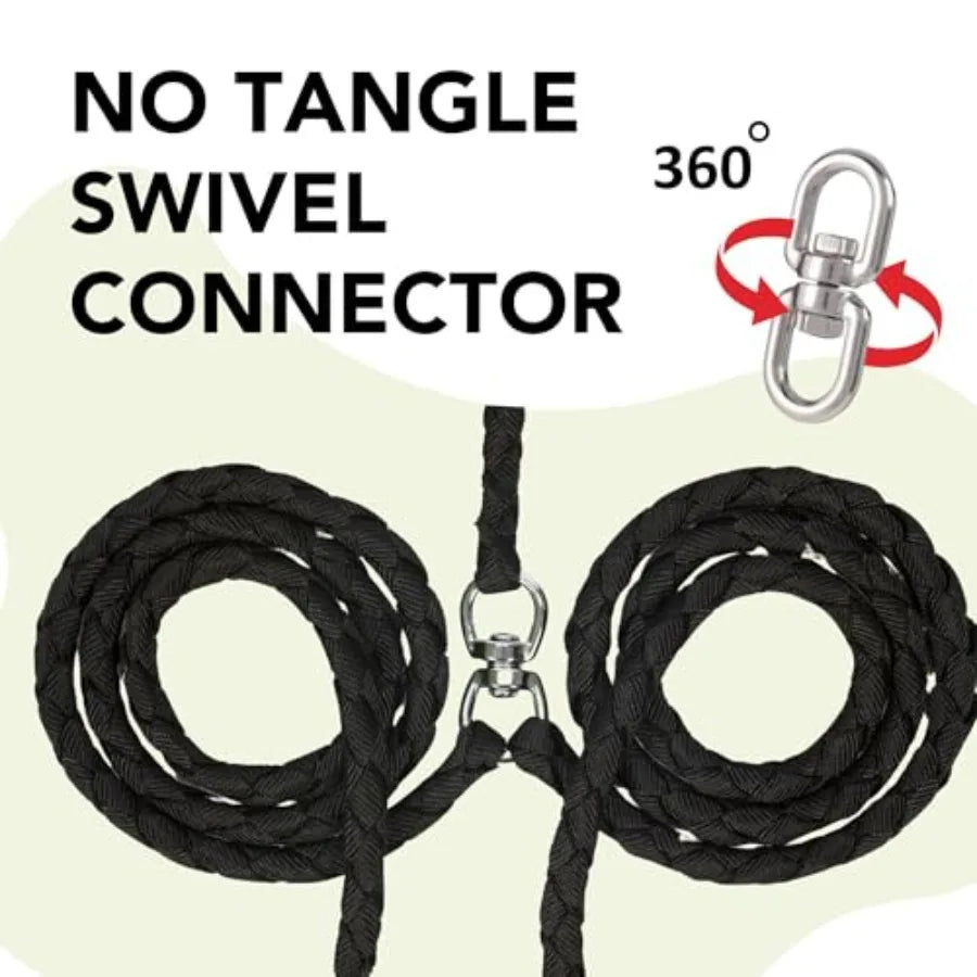 Dual Dog Leash, Double Dog Leash for Two Dogs