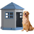 Load image into Gallery viewer, Large Outdoor Dog House: Durable, Water-Resistant Resin, Dog House Designed for Small to Large Dogs
