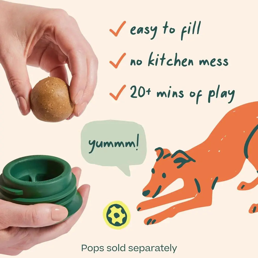 Long-Lasting Interactive Dog Ball Toy to Keep Your Pup Busy and Distracted - Safe for Dogs - Low for Medium and Large Dogs 25-75