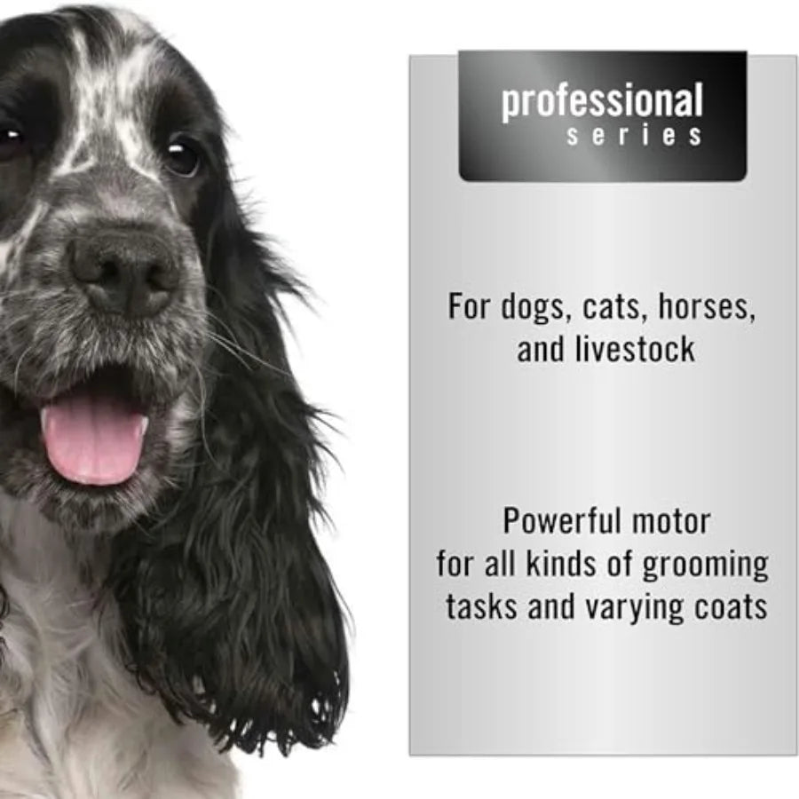 Oster A5 Pet Hair Clippers for Dog Cat Grooming with 2 Speed Settings Detachable Blade Blue