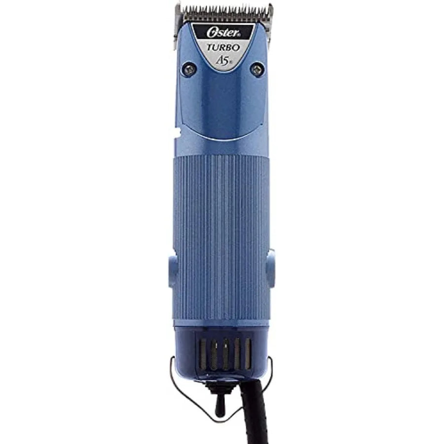 Oster A5 Dual Speed Grooming Clipper with Detachable Cryogen-X Blades 10 and 7F 7 Piece Universal Combs Guides Set