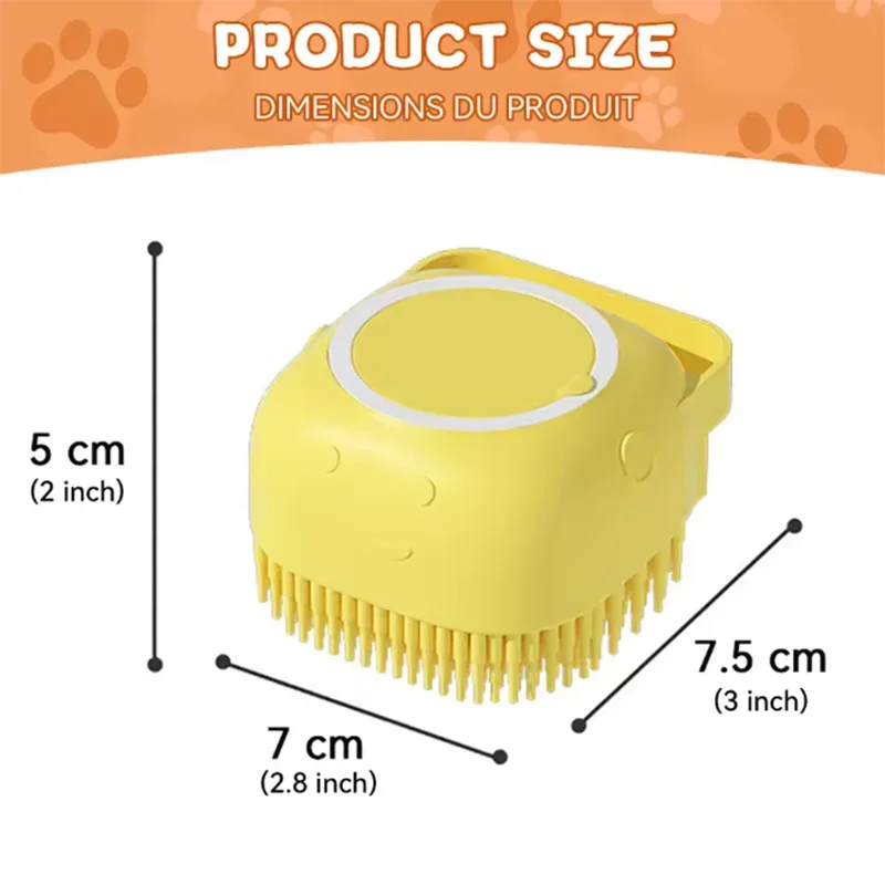 New Bath Massage Brush Bathroom Multifunctional Puppy Big Dog Cat