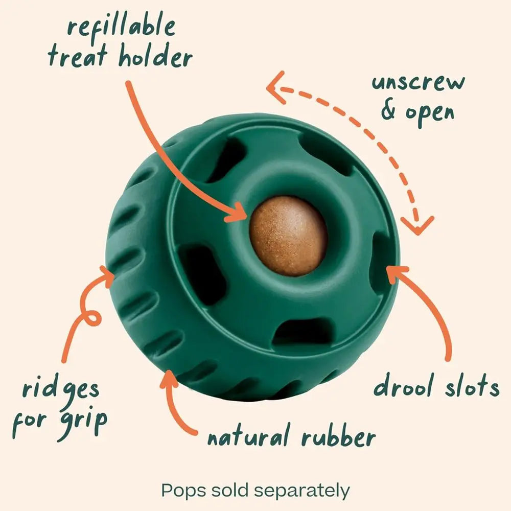 Long-Lasting Interactive Dog Ball Toy to Keep Your Pup Busy and Distracted - Safe for Dogs - Low for Medium and Large Dogs 25-75