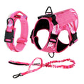 Load image into Gallery viewer, Military Pink Camouflage Dog Harness For Large Medium Dogs Harnesses Leash Adjustable Pet German Shepherd Tactical Training Vest
