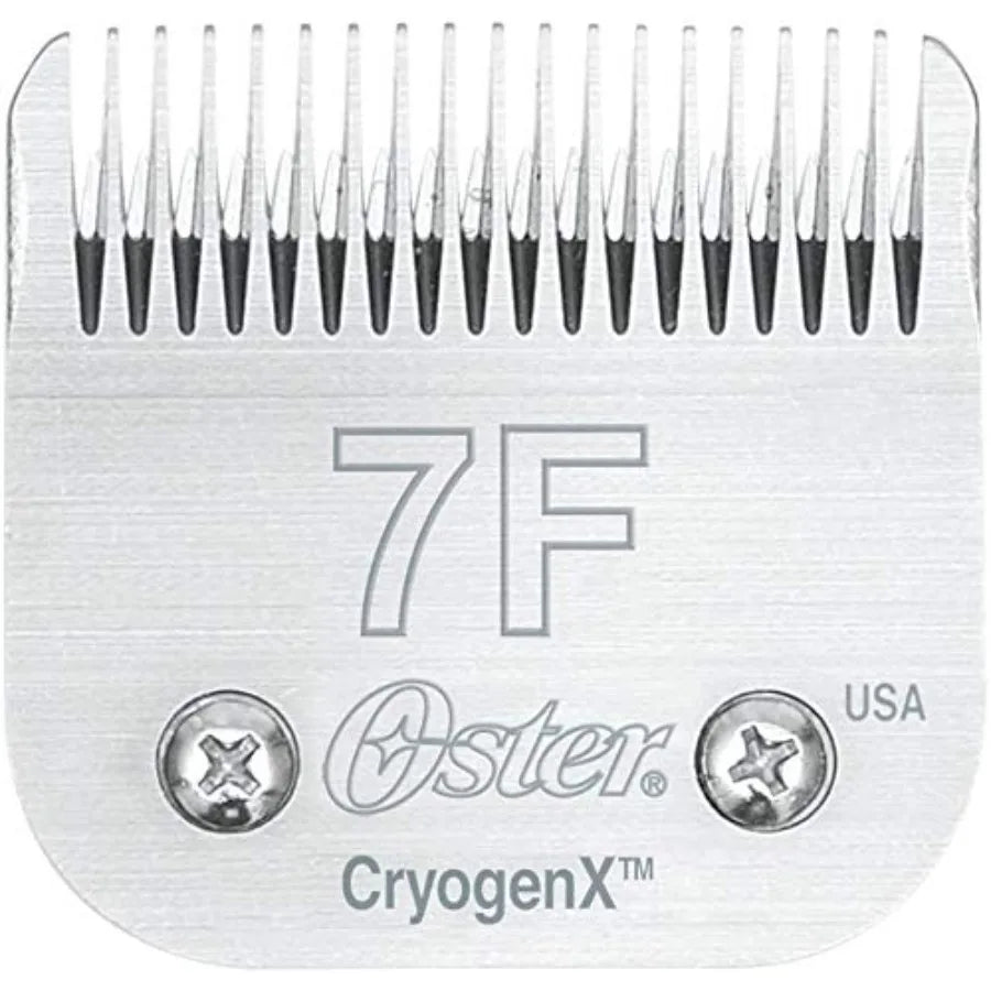 Oster A5 Dual Speed Grooming Clipper with Detachable Cryogen-X Blades 10 and 7F 7 Piece Universal Combs Guides Set