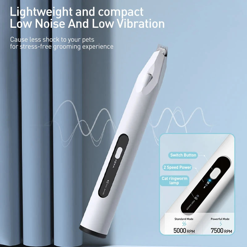 ROJECO Professional Dog Clippers Pet Grooming Hair Trimmer