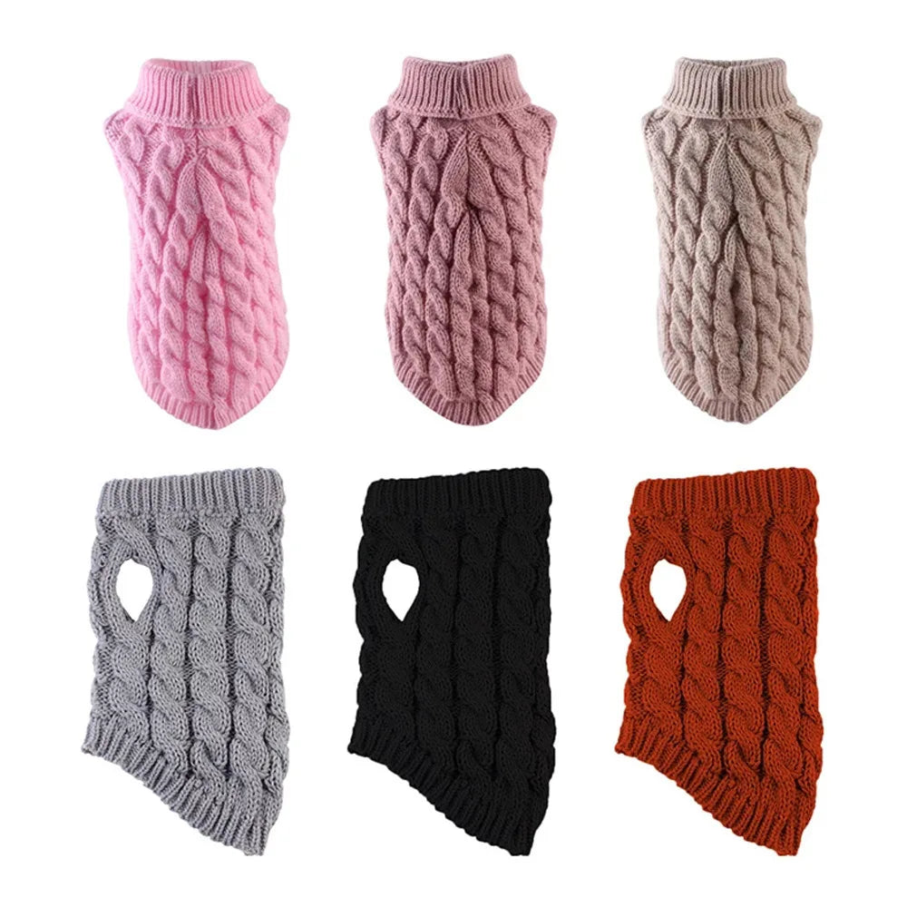 New Pet Small Pet Dog Clothes Sweater Fashion Autumn Winter