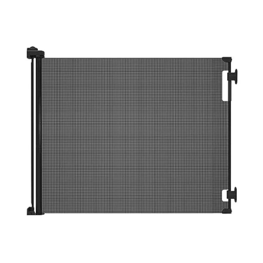 Indoor/Outdoor Paw Proof Retractable Dog Gate 36.6" Tall Extends to 71" Wide