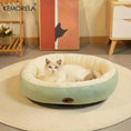 Load image into Gallery viewer, Cozy Oval Snuggle Pet Bed, Plush & Thickened Cat Bed Warm and Secure Bed for Cats and Small Medium Dogs, All Seasons
