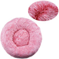Load image into Gallery viewer, Round Dog Bed Winter Warm Cat Bed Plush Basket for Dog Washable Pet Bed for Small Medium Large Dog Sofa Cat
