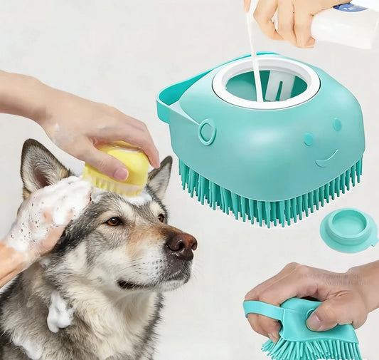 New Bath Massage Brush Bathroom Multifunctional Puppy Big Dog Cat