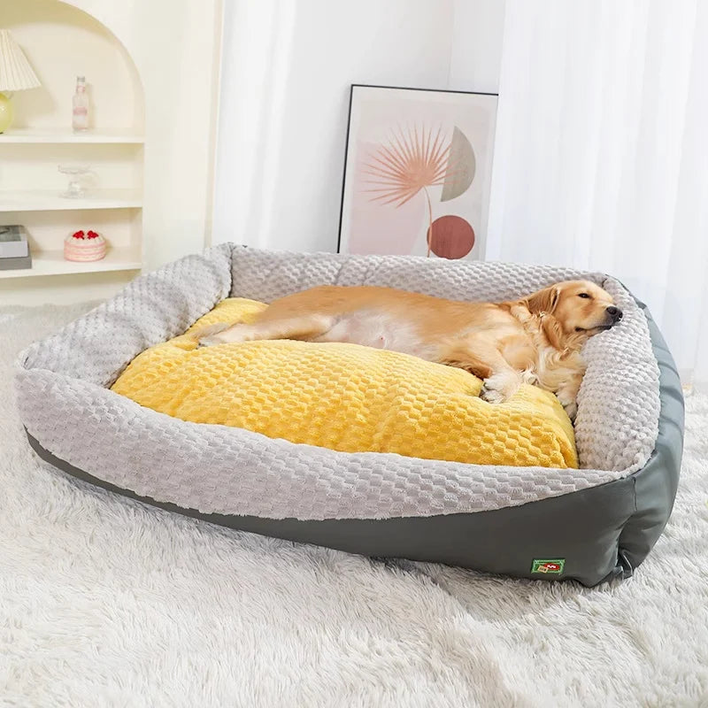 Comfortable and Soft Rectangular Pet Bed, Suitable for Various Breeds, Removable and Machine Washable
