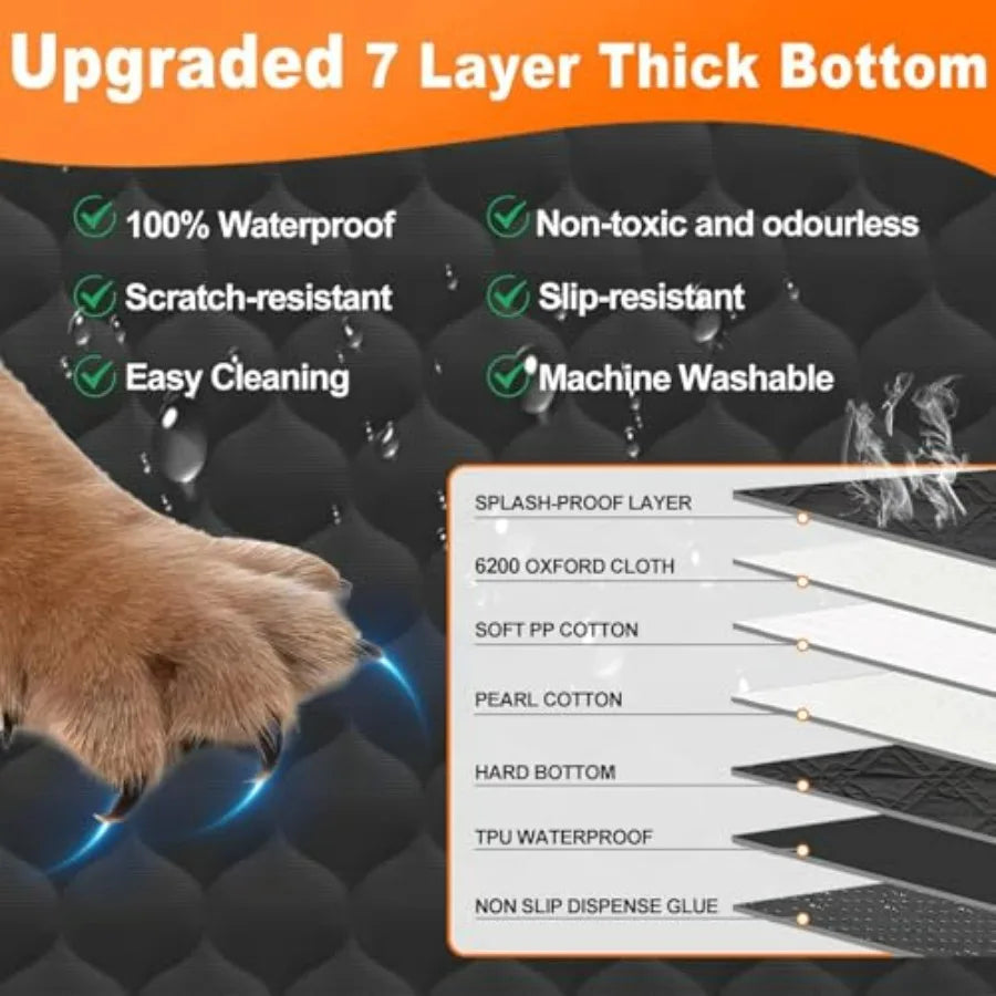 Dog Car Seat Cover for Back Seat 100 Waterproof Scratch Proof Nonslip Seat Cover