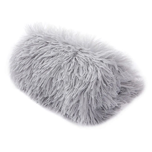 Dog Bed Mat Pet Cat Plush Soft Warm Cushion Pet Washable Candy Colored Blanket Kennel Puppy Pet Cat Dog Supplies Suit For Winter