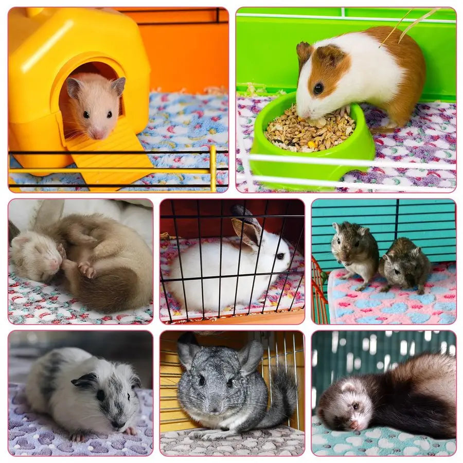 20 Pcs Waterproof Small Pet Fleece Blanket Bulk Washable