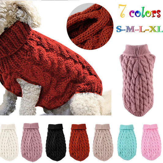 New Pet Small Pet Dog Clothes Sweater Fashion Autumn Winter