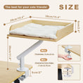 Load image into Gallery viewer, Cat Desk Bed, 360° Rotatable Cat Bed Stand for Indoor Cats, Adjustable Cat Basket, Cats Hammock for Table, Soft Cat Bed for Desk
