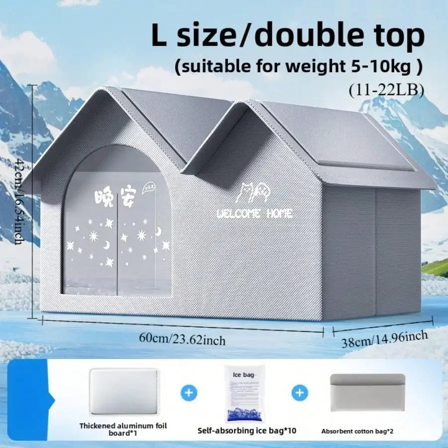 Summer Dog Ice House Air Conditioning BED Summer Cooling Tool Nest Dog Dog Four Seasons Pet Ice House