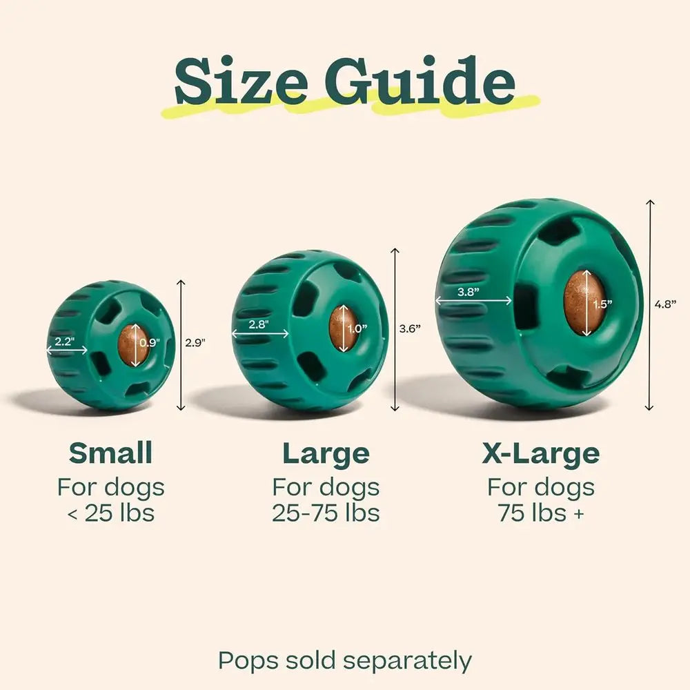 Long-Lasting Interactive Dog Ball Toy to Keep Your Pup Busy and Distracted - Safe for Dogs - Low for Medium and Large Dogs 25-75