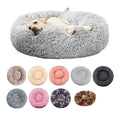 Load image into Gallery viewer, Round Dog Bed Winter Warm Cat Bed Plush Basket for Dog Washable Pet Bed for Small Medium Large Dog Sofa Cat
