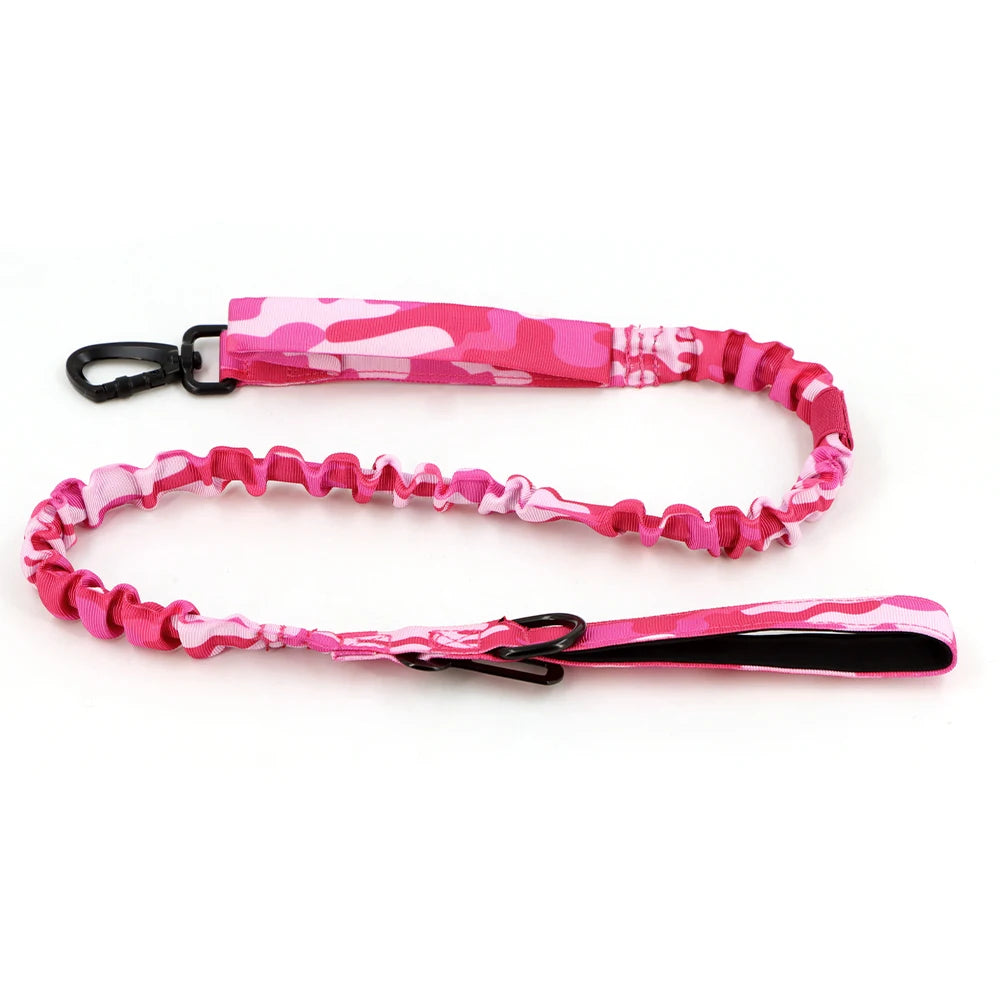 Military Pink Camouflage Dog Harness For Large & Medium Dogs