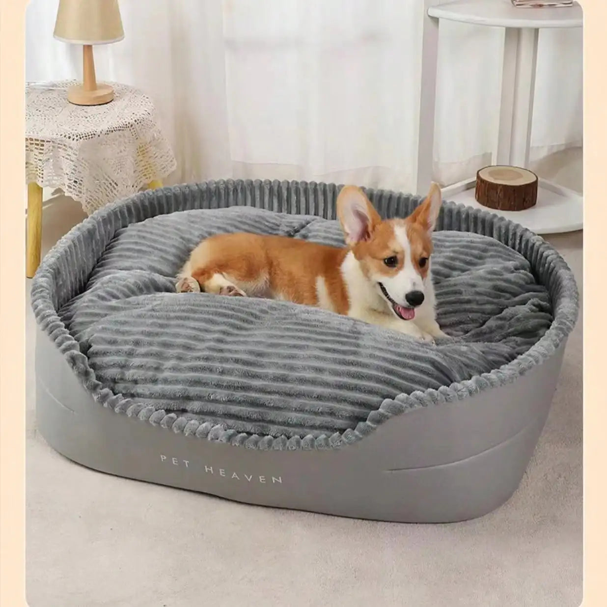 Extra Large & Thick Pet Dog Bed, Suitable For All Breeds, With Removable Washable Cushion And Thick Filling