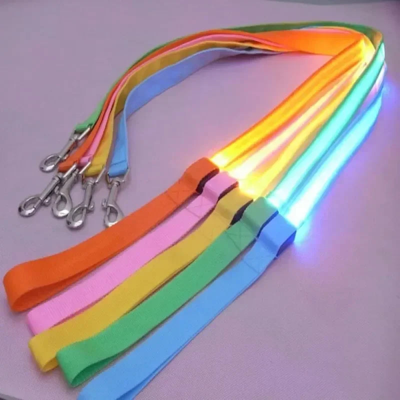 Flashing Leash Electronic Glowing Dog Light Dog LED Luminous Safety Up Accessories For Lead