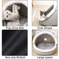 Load image into Gallery viewer, Cute Cat Bed for Indoor Small and Large Cats Dog Tent Soft Pet Kitten Houses Cozy Puppy Cushion
